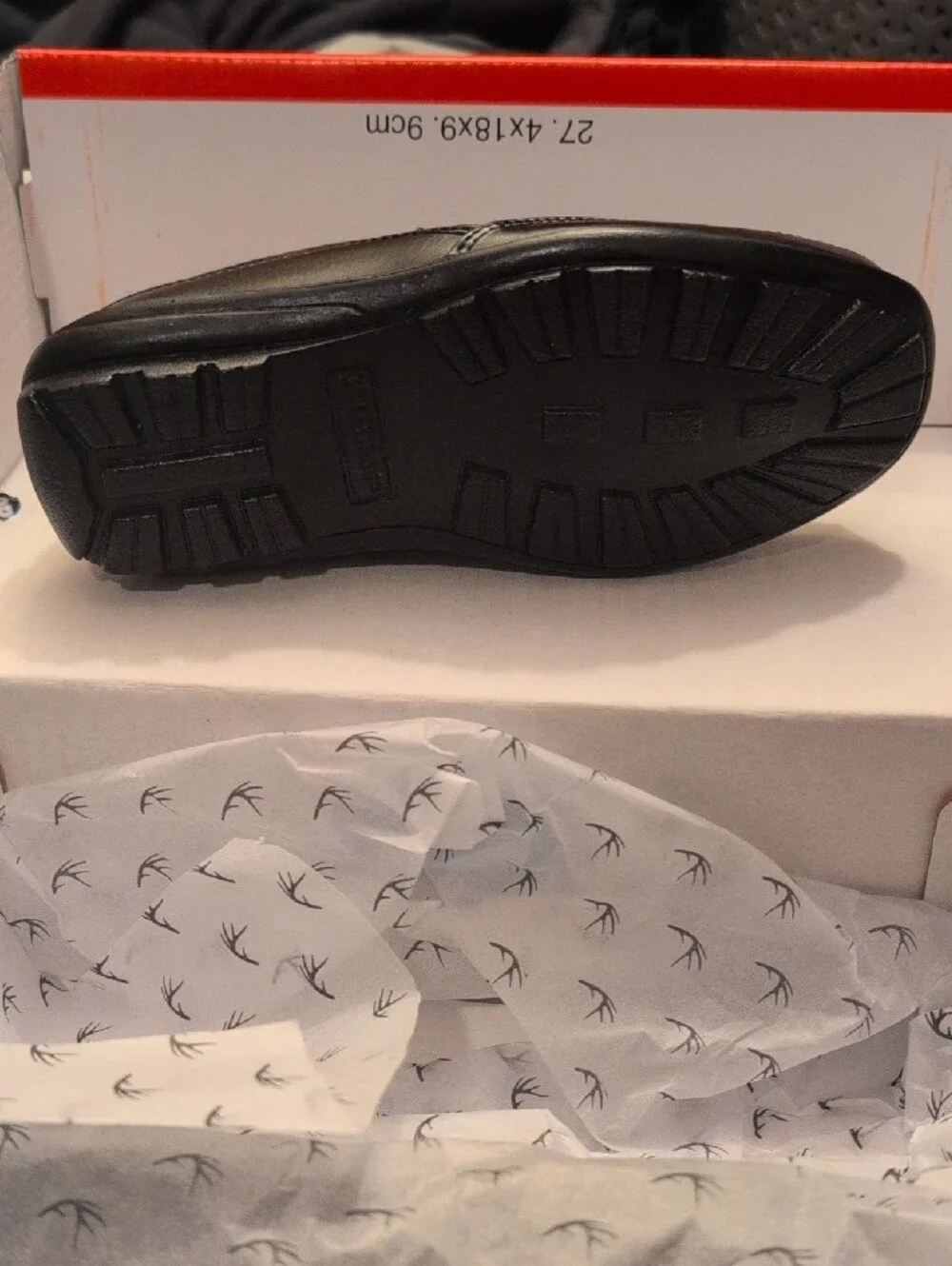 Deer Stags Black Leather Slip-On Loafer 13 Little Boys NWT NIB